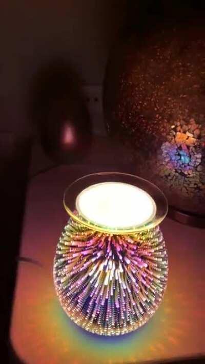 Trippy candle burner 🌈