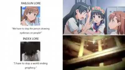 Railgun lore vs Index lore