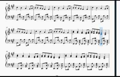 In light of patch 23.0, I have composed &quot;Street Party&quot; into sheet music.