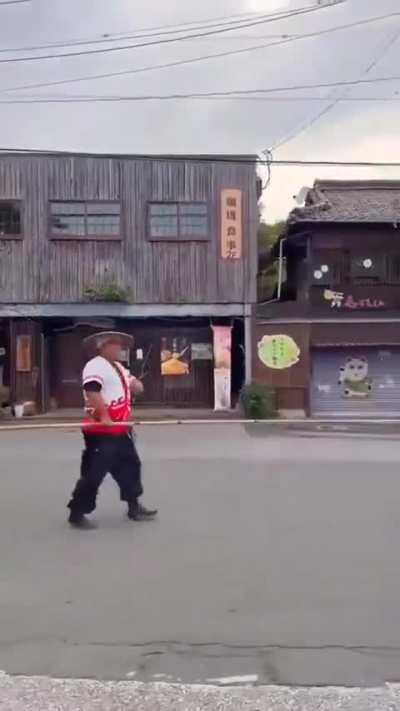 Just imagine if he meets someone on that road and forget about the boat