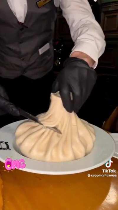 The whole outer dumpling looks like rubber...