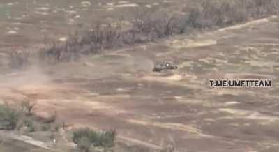 Ukrainian 93rd Brigade stops a Russian tank assaulting their position with multiple AT-4s at close range. The tank is abandoned and burns down.