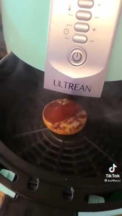 Lunchables pizza in the air fryer