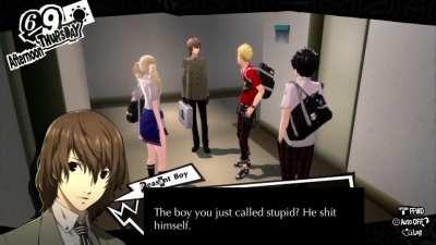 Goro Akechi is against bullying