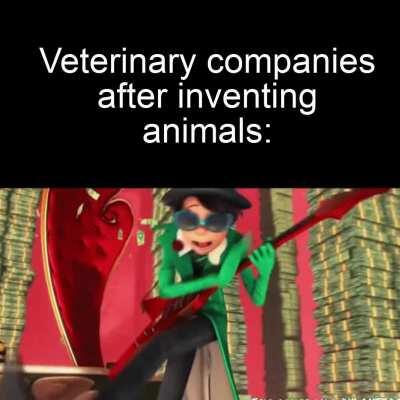 thank you veterinary companies we love our good bois :)