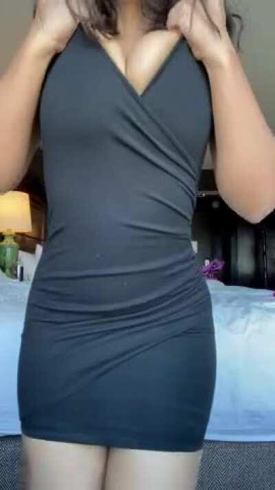 My tight little black dress