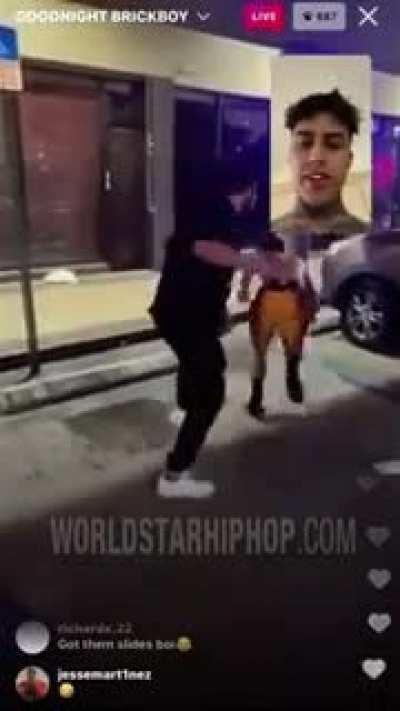 rapper gets knocked out