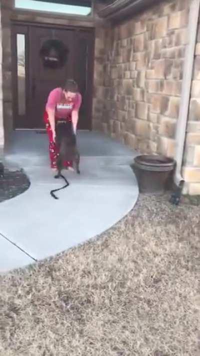 This girl’s parents got her the dog that she lovingly cared for at their local animal shelter