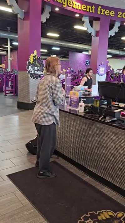 Actual freakout while I was at Planet Fitness last week. 