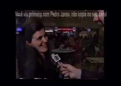 Reportagem da Globo sobre casting de publicidade, Anos 90.