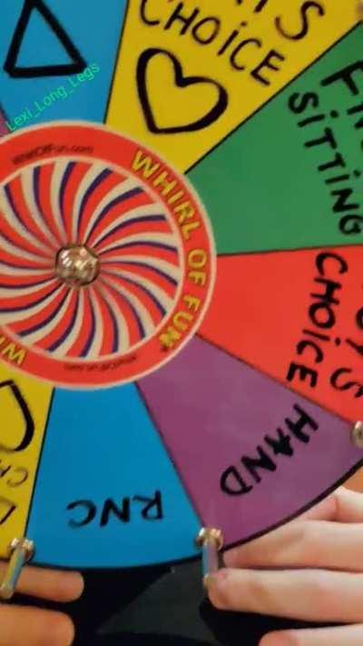 GAME OF THE WEEK update: the Wheel of Misfortune has been filled with your top suggestions😈Excited to film the results tonight!