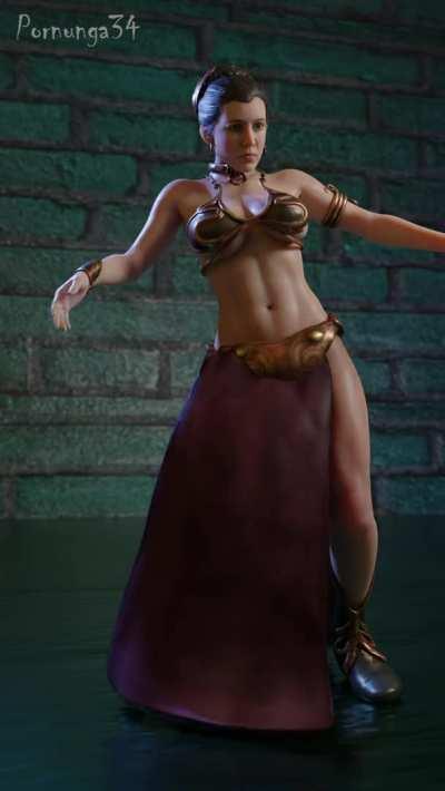 Star Wars Slave Oola 3d Porn - ðŸ”¥ Princess Leia Organa Belly Dancing for her fans : jabba...