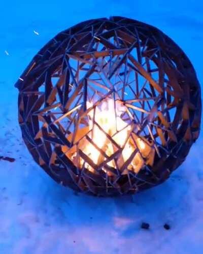 Metal fire pit