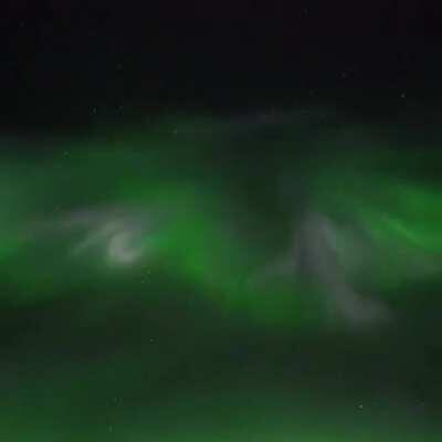 Northern lights in real time.