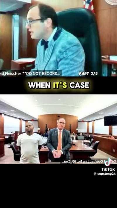 Judge is gonna ride a man real hard 