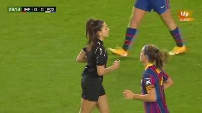 Ref from barca game