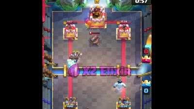 Compilation of a few rare king tower activations.