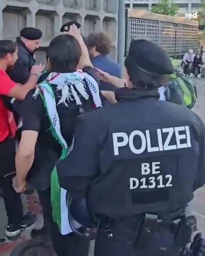 Child chased by police for waving a flag