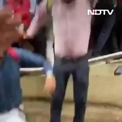 Watch | Railing Collapses As 1,800 Aspirants Turn Up For 10 Jobs In Gujarat