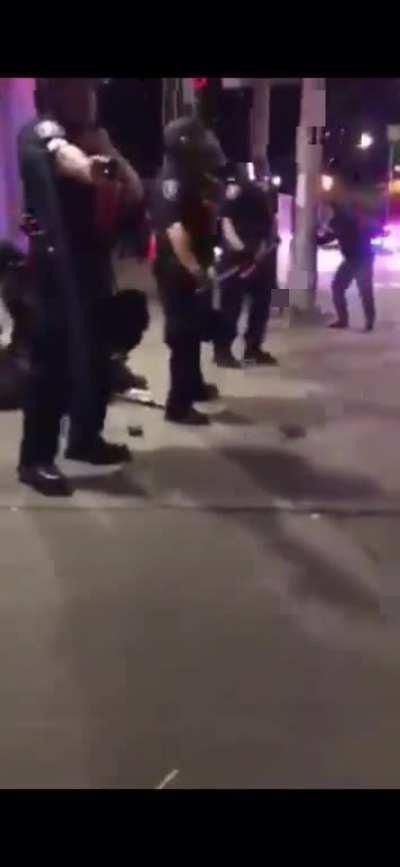 Police near beating man to death in Seattle last night