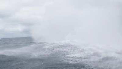 Amazing footage of a Humpback Whale breaching. These animals are huge, the effort required in a single jump.