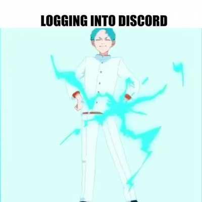 Logging into discord 😳