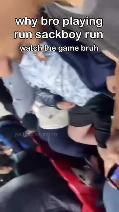 bro does not care about the game