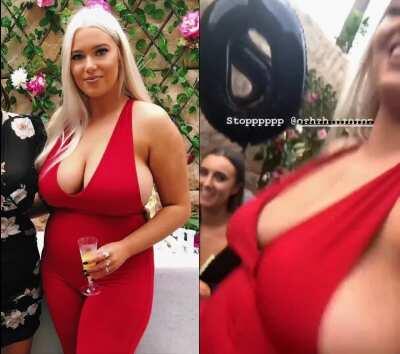 That Dress Plus Alcohol is Just Asking for Trouble [gif]