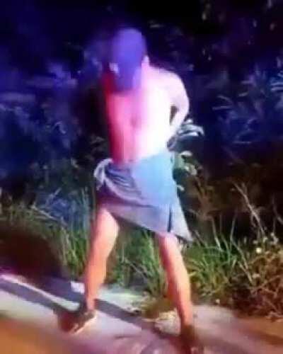 WCGW If we try to arrest a naked man