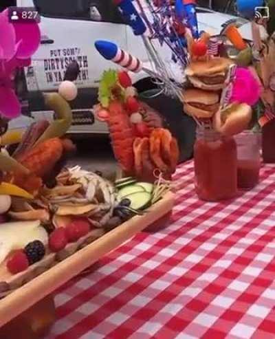 Saw this on Facebook.... it was a Bloody Mary contest 🤢