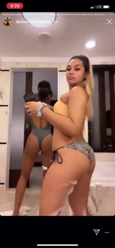 She lowkey got a fat ass