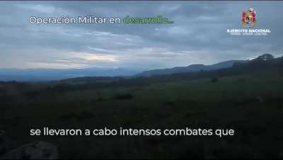 Assault on FARC positions by the Colombian army in the Uribe municipality in Meta. Nov, 2024