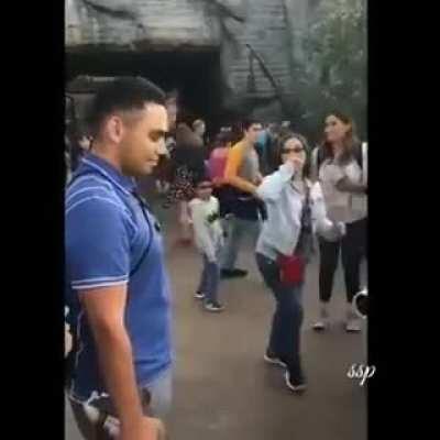 Guy Gets Roasted By Stormtrooper At Disney Land's Galaxy Edge