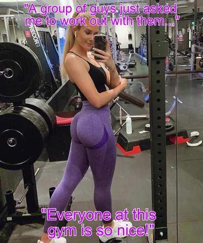 Your wife joined a new gym