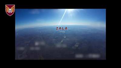 Ukrainian FPV's strike down Russian ZALA reconnaissance drones. Kurakhov, Donetsk