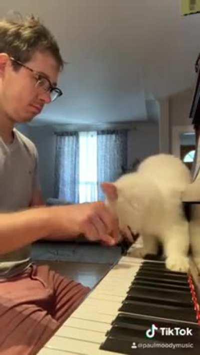 Piano duet with a less than collaborative partner