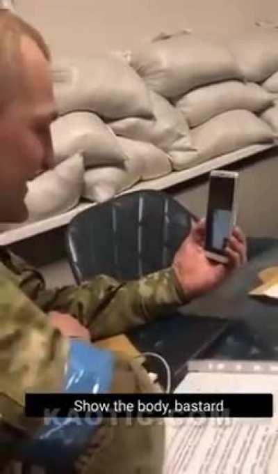 Ukraine soldier video calls the girlfriend of a dead Russian soldier to laugh at her loss.