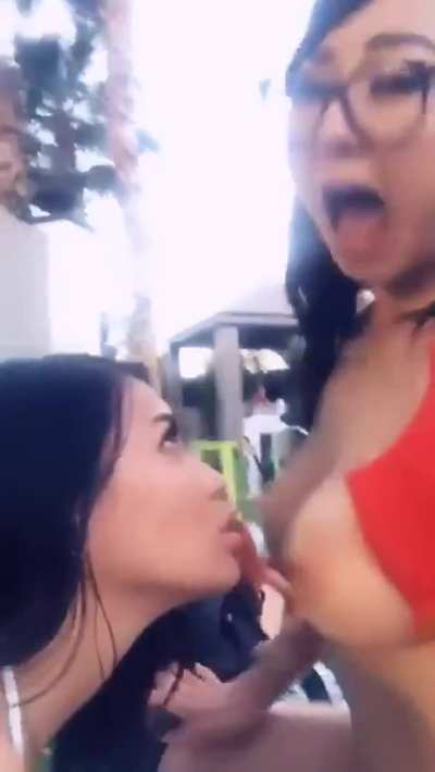 Huge Natural Tits Lesbian