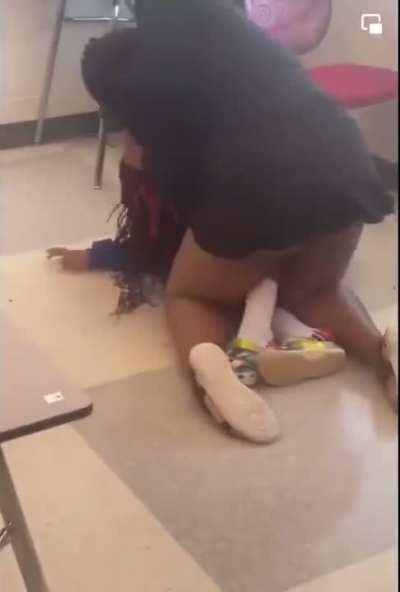 Substitute Teacher Fights Student Over Taking Her Phone (NSFW for Brief Nudity)
