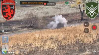 The 68th Jaeger Brigade used FPV’s to hunt two Russian Soldiers. Followed by drone drops n in the Novohrodivka area in Donetsk 