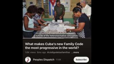 More information about the Cuban family code that was passed last September (Part 2). 🏳️‍🌈🏳️‍⚧️