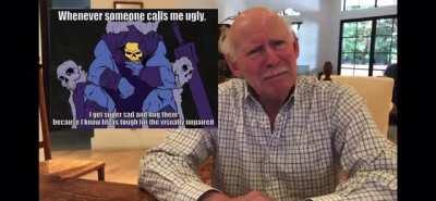 Skeletor's voice reader reads some memes