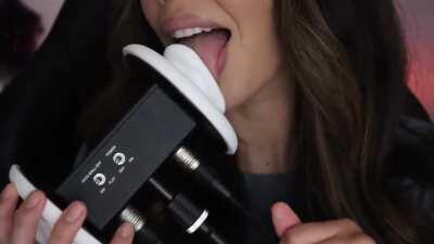 Up Close Ear Licking / Eating ASMR