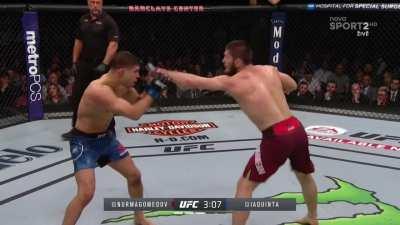 Al Iaquinta the only man to survive 5 rounds with Khabib Nurmagomedov