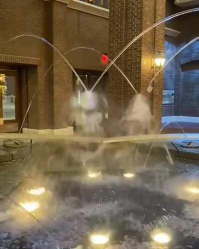 This synchronized fountain