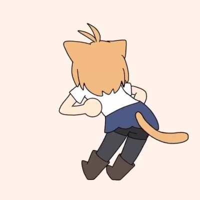 The cat do a dance