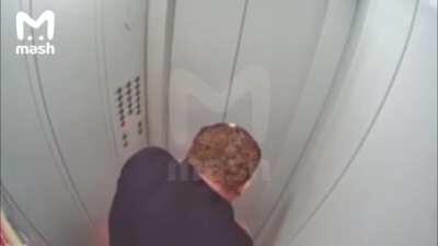 WCGW if you light a cigarette by a can of flammable liquid in a elevator