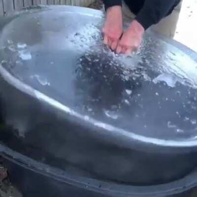 This big chunk of ice