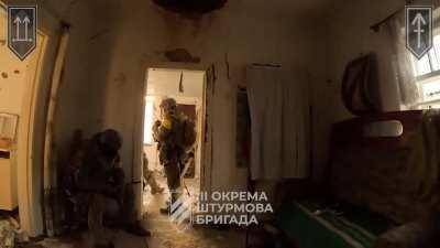 The Ukrainian 3rd assault brigade repelled an enemy attack in the Krasnohorivka area. 26-28 February, 2024.