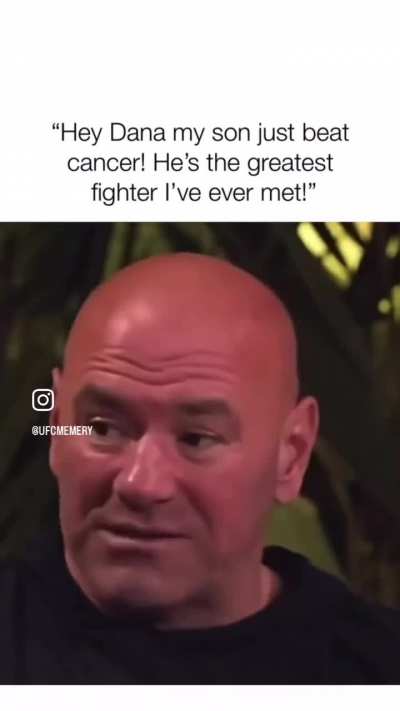 Dana White on kid with cancer